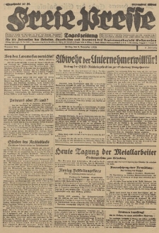 Freie Presse, Nr. 264 Freitag 9. November 1928 4. Jahrgang