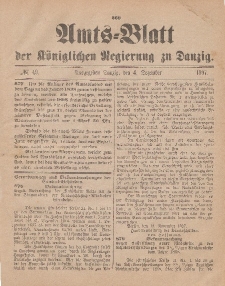 Amts-Blatt der Königlichen Regierung zu Danzig, 4. Dezember 1897, Nr. 49