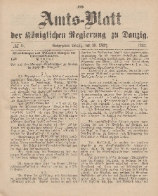 Amts-Blatt der Königlichen Regierung zu Danzig, 18. März 1893, Nr. 11