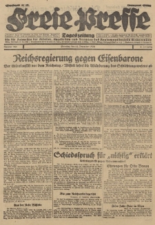 Freie Presse, Nr. 267 Dienstag 13. November 1928 4. Jahrgang