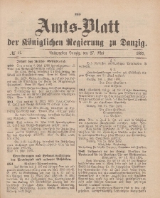 Amts-Blatt der Königlichen Regierung zu Danzig, 27. Mai 1893, Nr. 21
