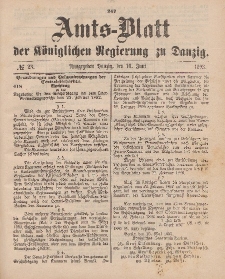 Amts-Blatt der Königlichen Regierung zu Danzig, 10. Juni 1893, Nr. 23