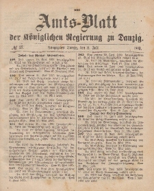 Amts-Blatt der Königlichen Regierung zu Danzig, 8. Juli 1893, Nr. 27
