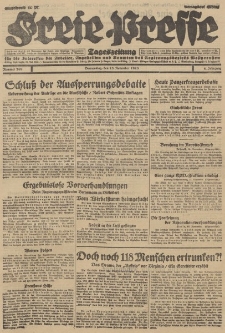 Freie Presse, Nr. 269 Donnerstag 15. November 1928 4. Jahrgang