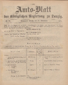 Amts-Blatt der Königlichen Regierung zu Danzig, 30. September 1893, Nr. 39