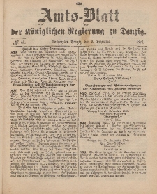 Amts-Blatt der Königlichen Regierung zu Danzig, 9. Dezember 1893, Nr. 49