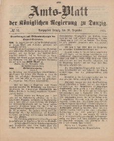 Amts-Blatt der Königlichen Regierung zu Danzig, 30. Dezember 1893, Nr. 52