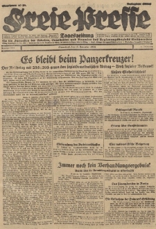 Freie Presse, Nr. 271 Sonnabend 17. November 1928 4. Jahrgang