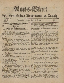 Amts-Blatt der Königlichen Regierung zu Danzig, 14. Januar 1899, Nr. 2