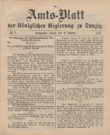 Amts-Blatt der Königlichen Regierung zu Danzig, 10. Februar 1894, Nr. 6