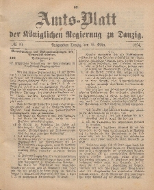 Amts-Blatt der Königlichen Regierung zu Danzig, 10. März 1894, Nr. 10