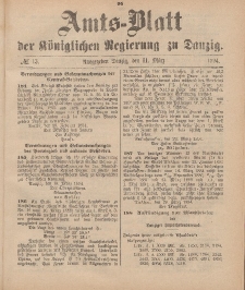 Amts-Blatt der Königlichen Regierung zu Danzig, 31. März 1894, Nr. 13