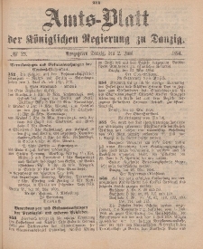 Amts-Blatt der Königlichen Regierung zu Danzig, 2. Juni 1894, Nr. 22