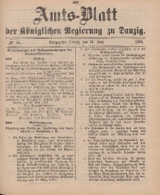 Amts-Blatt der Königlichen Regierung zu Danzig, 16. Juni 1894, Nr. 24