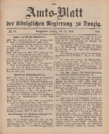 Amts-Blatt der Königlichen Regierung zu Danzig, 23. Juni 1894, Nr. 25