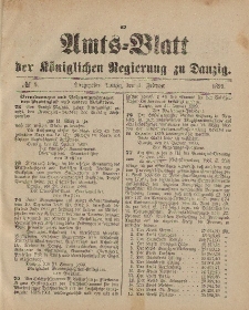 Amts-Blatt der Königlichen Regierung zu Danzig, 4. Februar 1899, Nr. 5