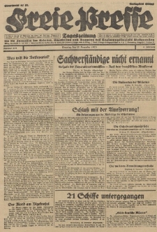 Freie Presse, Nr. 278 Dienstag 27. November 1928 4. Jahrgang