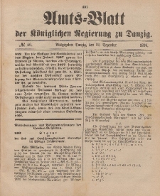 Amts-Blatt der Königlichen Regierung zu Danzig, 12. Dezember 1896, Nr. 50