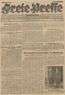 Freie Presse, Nr. 287 Freitag 7. Dezember 1928 4. Jahrgang