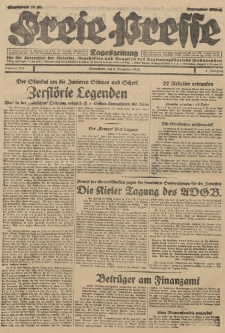 Freie Presse, Nr. 288 Sonnabend 8. Dezember 1928 4. Jahrgang