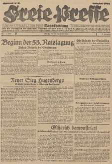Freie Presse, Nr. 289 Montag 10. Dezember 1928 4. Jahrgang