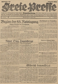 Freie Presse, Nr. 289 Montag 10. Dezember 1928 4. Jahrgang