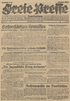 Freie Presse, Nr. 291 Mittwoch 12. Dezember 1928 4. Jahrgang