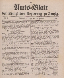 Amts-Blatt der Königlichen Regierung zu Danzig, 19. Februar 1898, Nr. 8