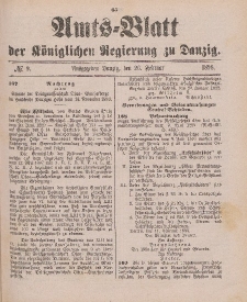Amts-Blatt der Königlichen Regierung zu Danzig, 26. Februar 1898, Nr. 9