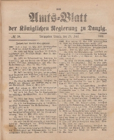 Amts-Blatt der Königlichen Regierung zu Danzig, 25. Juni 1898, Nr. 26
