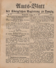 Amts-Blatt der Königlichen Regierung zu Danzig, 9. Juli 1898, Nr. 28