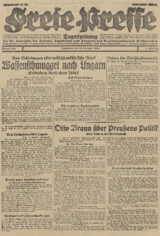 Freie Presse, Nr. 294 Sonnabend 15. Dezember 1928 4. Jahrgang