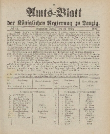 Amts-Blatt der Königlichen Regierung zu Danzig, 24. März 1900, Nr. 12