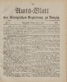 Amts-Blatt der Königlichen Regierung zu Danzig, 9. Juni 1900, Nr. 23