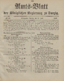 Amts-Blatt der Königlichen Regierung zu Danzig, 16. Juni 1900, Nr. 24