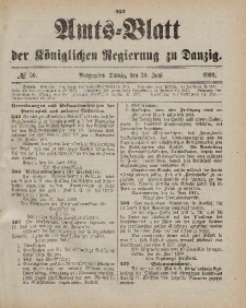 Amts-Blatt der Königlichen Regierung zu Danzig, 30. Juni 1900, Nr. 26