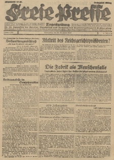 Freie Presse, Nr. 298 Donnerstag 20. Dezember 1928 4. Jahrgang