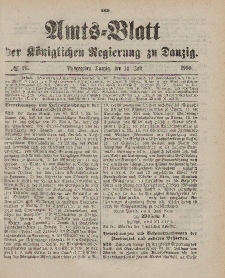 Amts-Blatt der Königlichen Regierung zu Danzig, 14. Juli 1900, Nr. 28