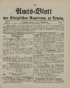 Amts-Blatt der Königlichen Regierung zu Danzig, 1. September 1900, Nr. 35