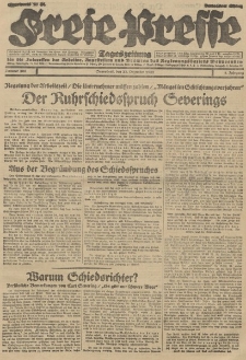 Freie Presse, Nr. 300 Sonnabend 22. Dezember 1928 4. Jahrgang