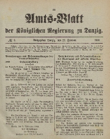 Amts-Blatt der Königlichen Regierung zu Danzig, 23. Februar 1901, Nr. 8