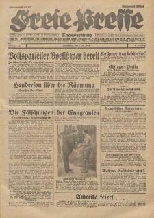 Freie Presse, Nr. 155 Sonnabend 6. Juli 1929 5. Jahrgang