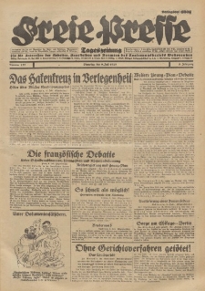 Freie Presse, Nr. 157 Dienstag 9. Juli 1929 5. Jahrgang