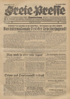 Freie Presse, Nr. 160 Freitag 12. Juli 1929 5. Jahrgang