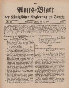 Amts-Blatt der Königlichen Regierung zu Danzig, 14. Juni 1902, Nr. 24