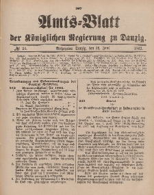 Amts-Blatt der Königlichen Regierung zu Danzig, 14. Juni 1902, Nr. 24