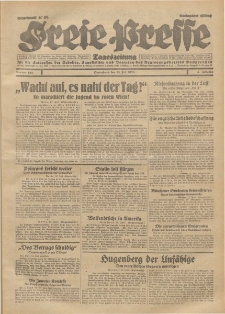 Freie Presse, Nr. 161 Sonnabend 13. Juli 1929 5. Jahrgang