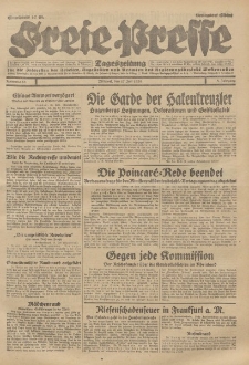 Freie Presse, Nr. 164 Mittwoch 17. Juli 1929 5. Jahrgang