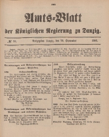 Amts-Blatt der Königlichen Regierung zu Danzig, 20. September 1902, Nr. 38
