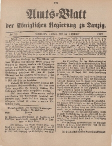 Amts-Blatt der Königlichen Regierung zu Danzig, 13. Dezember 1902, Nr. 50